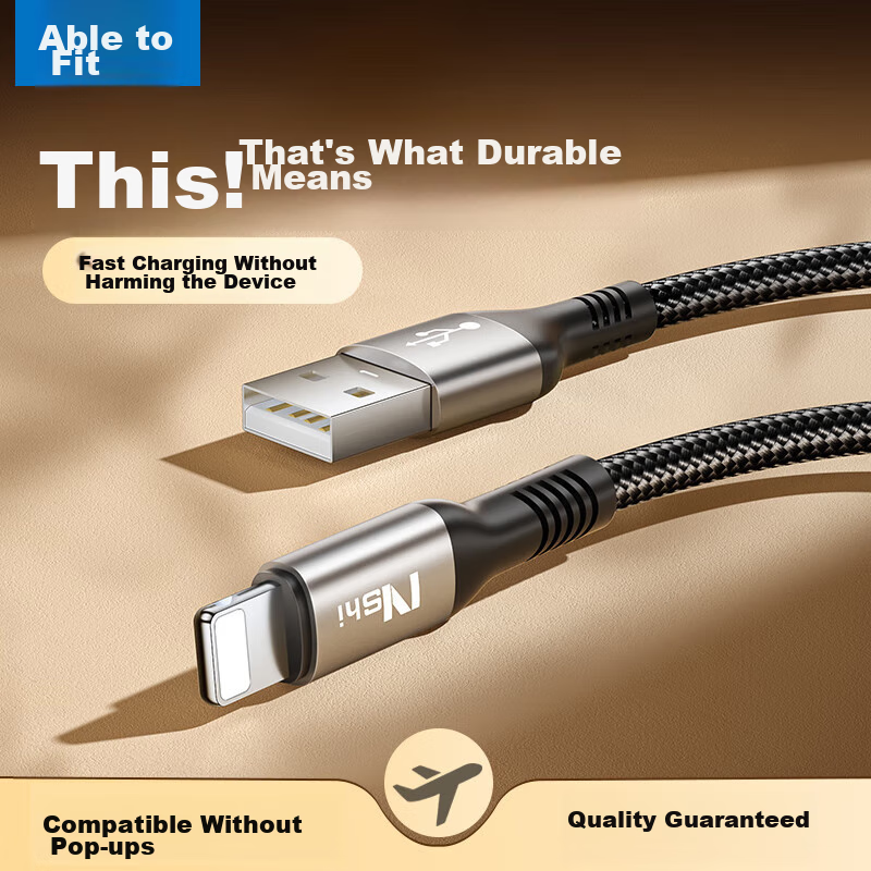 Nengshi Braided iPhone 14 Charging Cable
