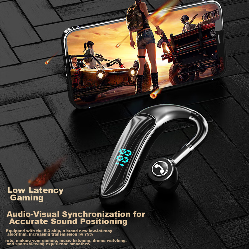 ALittleFlower Wireless Bluetooth Earphones - Ultra-Long Battery Life
