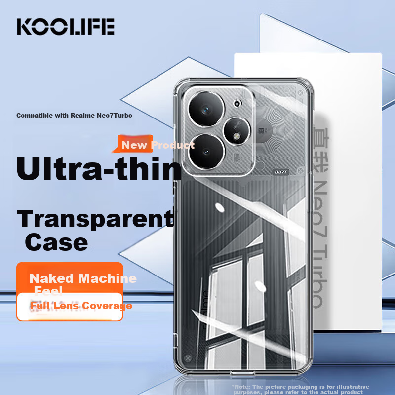 KOOLIFE Transparent Soft Shell for Realme Neo7 Turbo