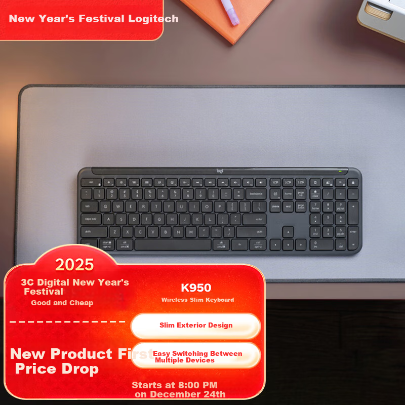 Logitech K950 Ultra-Thin Bluetooth Keyboard
