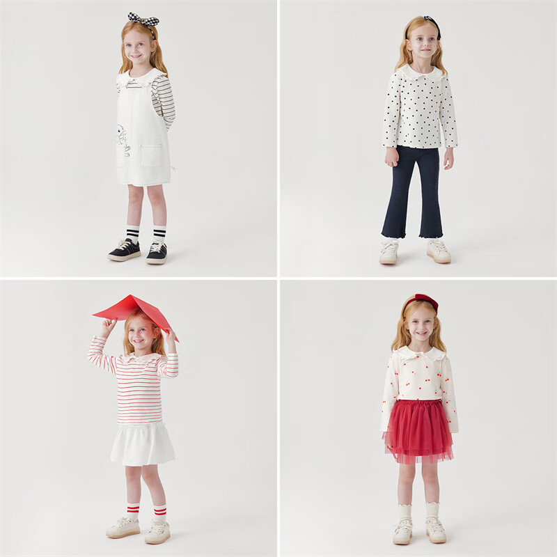 MARC&JANIE Kids' Striped Long-Sleeve T-Shirt