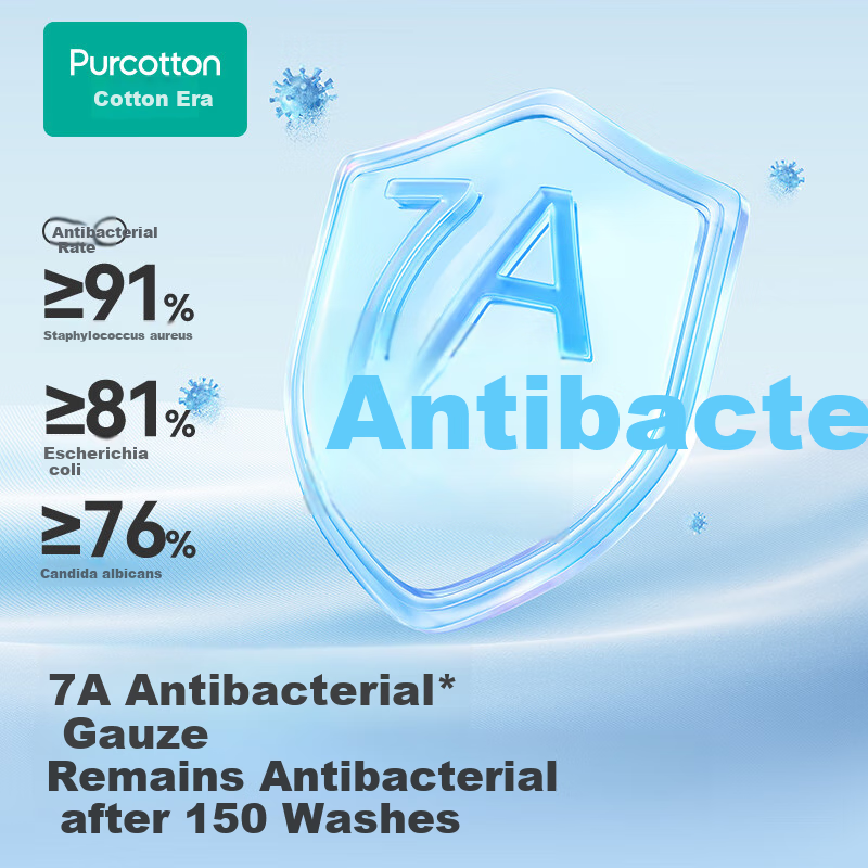PurCotton Antibacterial Baby Bath Towel