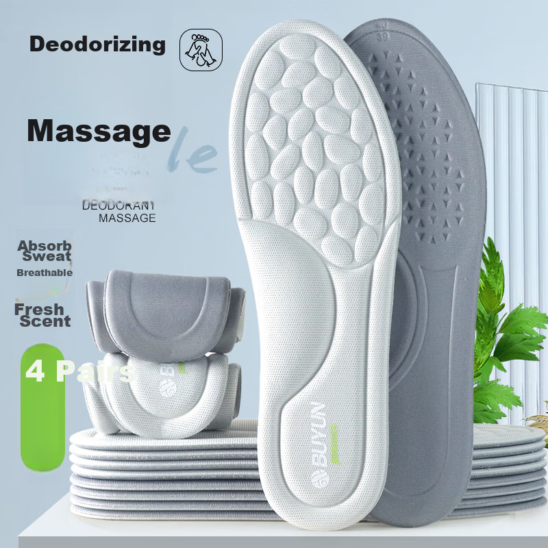 Buyun Odor-Resistant Shoe Insoles