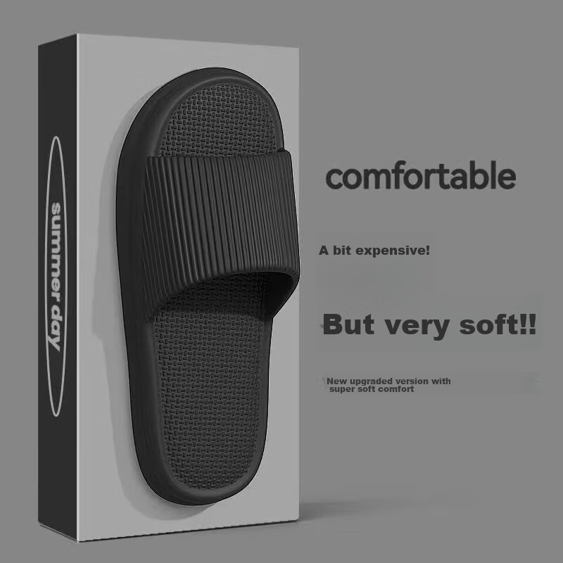 MENGTING Thick-Soled Non-Slip Slippers for Home