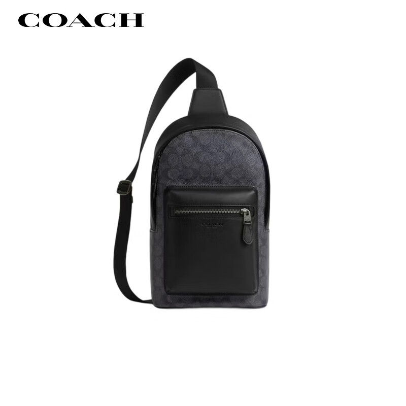 COACH Men's WEST Classic Print Chest Bag