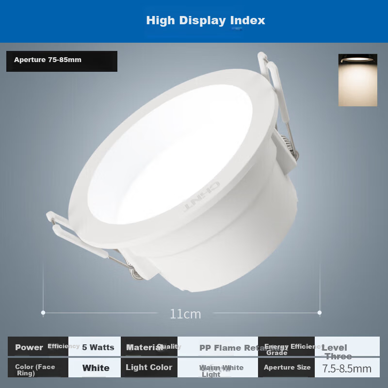 CHNT Anti-Glare LED Downlight - Warm White