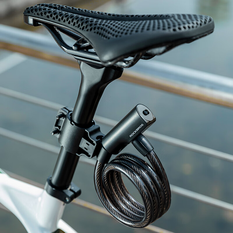 ROCKBROS Steel Cable Lock - Anti-Theft Bike Lock for Mountain, Road, and Electric Bikes