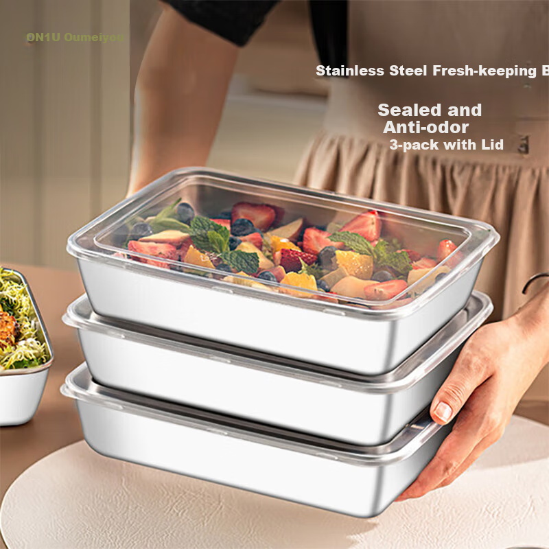AOmeiyou Stainless Steel Food Storage Set