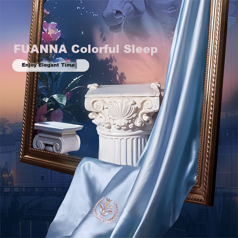FUANNA 60S Cotton Sateen 4-Piece Set