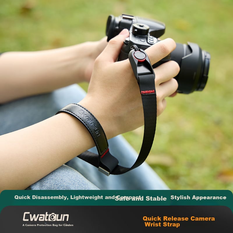 CWATCUN Magnetic Camera Wrist Strap