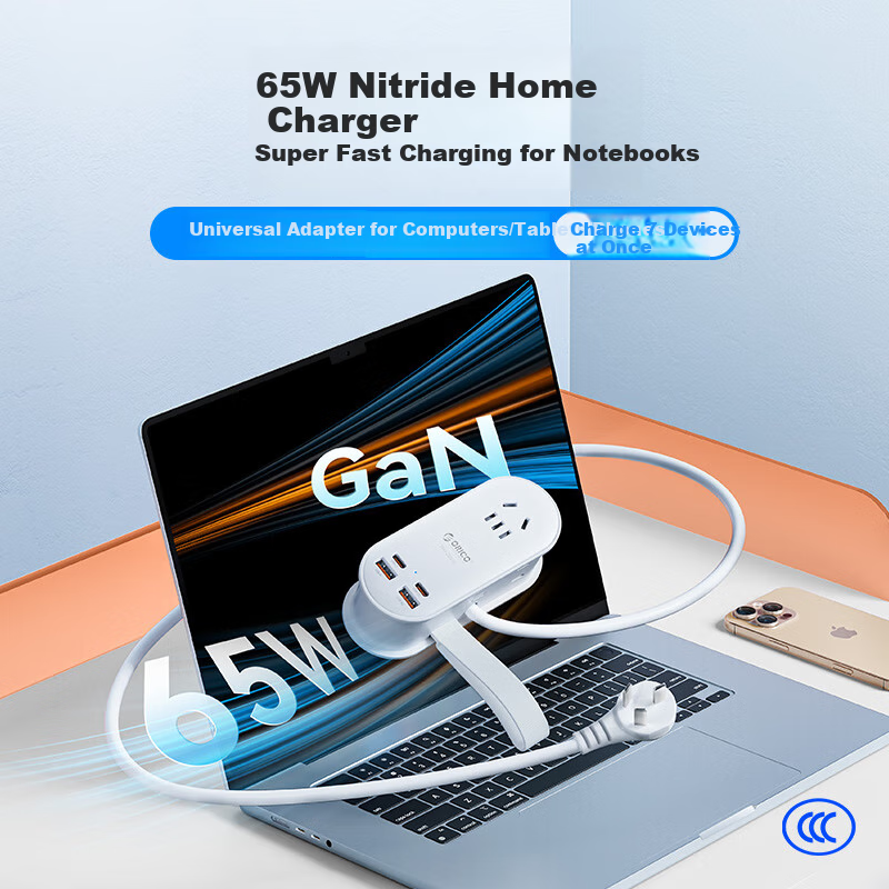 ORICO Power Strip with 65W GaN Fast Charging