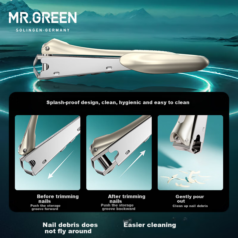 MR.GREEN Anti-Splash Nail Clipper Set