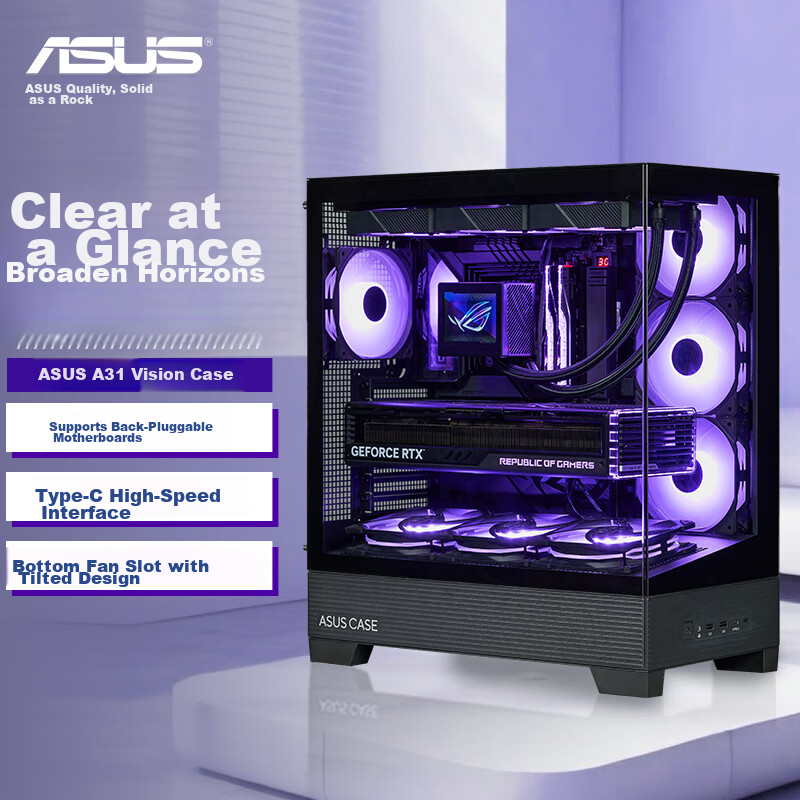 ASUS A31 Panoramic Case Dual-Sided Glass
