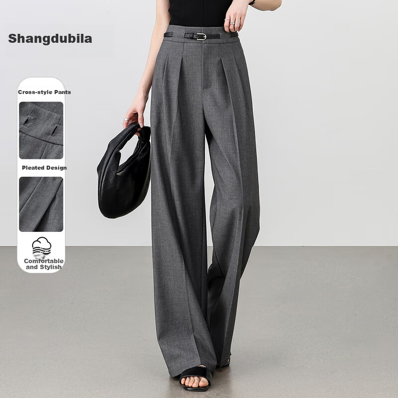 Sentubila Women's Casual Wide-Leg Pants