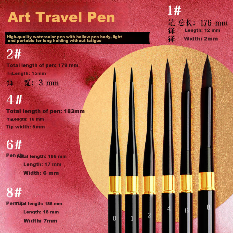 Black Swan Watercolor Brush Set