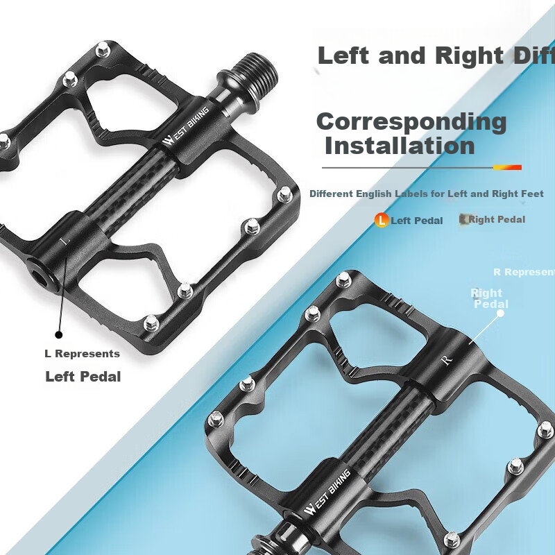 WestBiking Carbon Fiber Road Bike Pedals