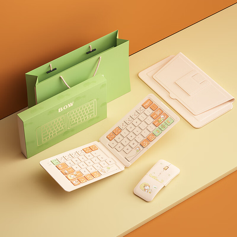 B.O.W Ultra-Thin Bluetooth Keyboard & Mouse Set