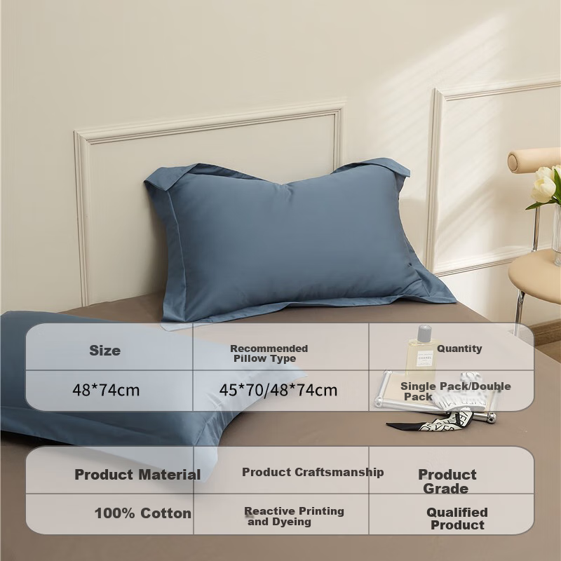 AVIVI Class A Pure Cotton Pillowcase Set of Two