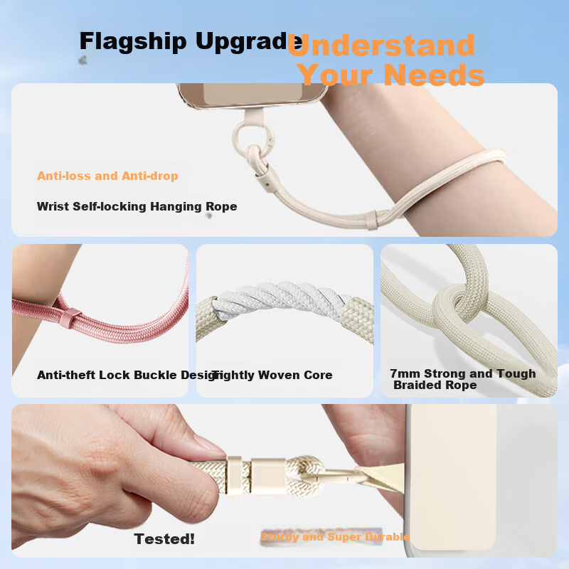 KOOLIFE Adjustable Anti-Loss Phone Lanyard