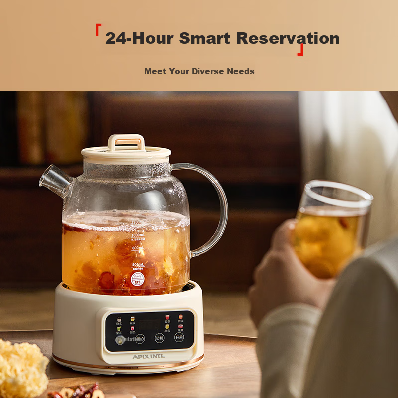APIXINTL Anbensu 1.2L All-Glass Electric Kettle