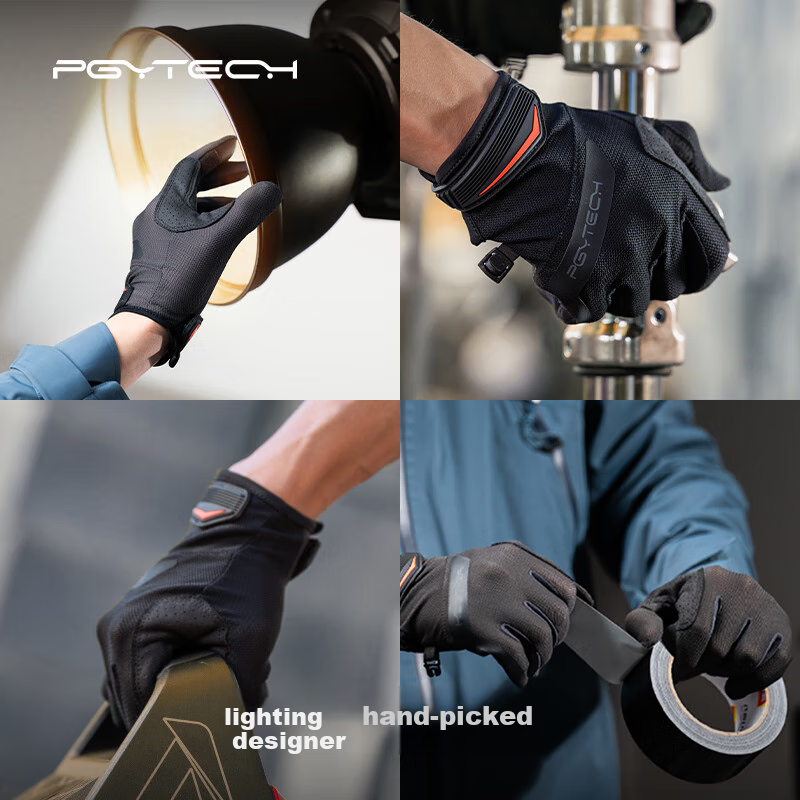 PGYTECH Heat-Resistant Full-Finger Gloves for Photographers