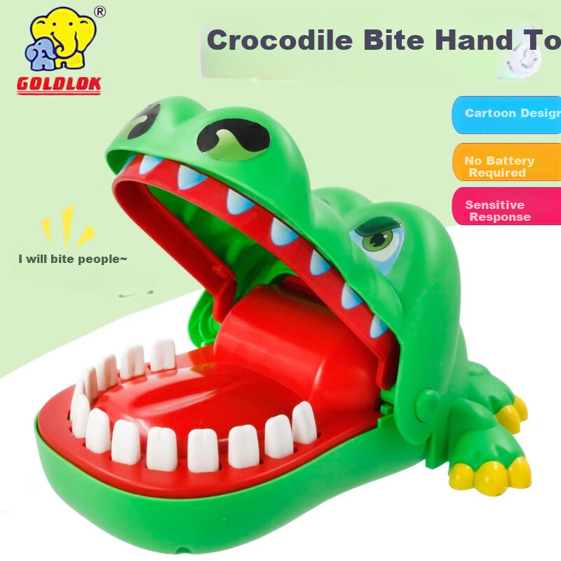 GOLDLOK Finger-Biting Crocodile Toy