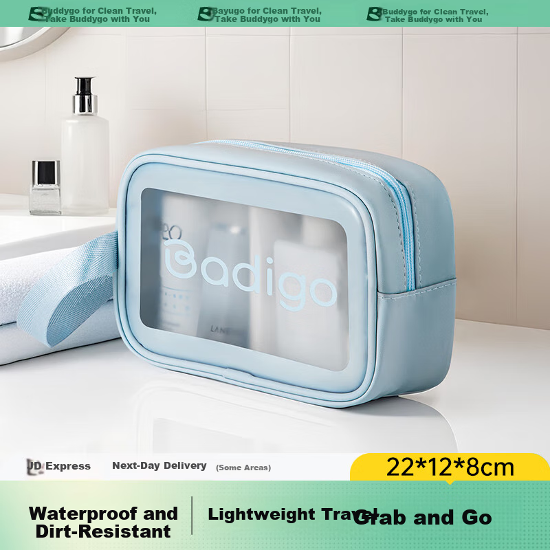 BADIGAO Travel Toiletry Bag for Men & Women