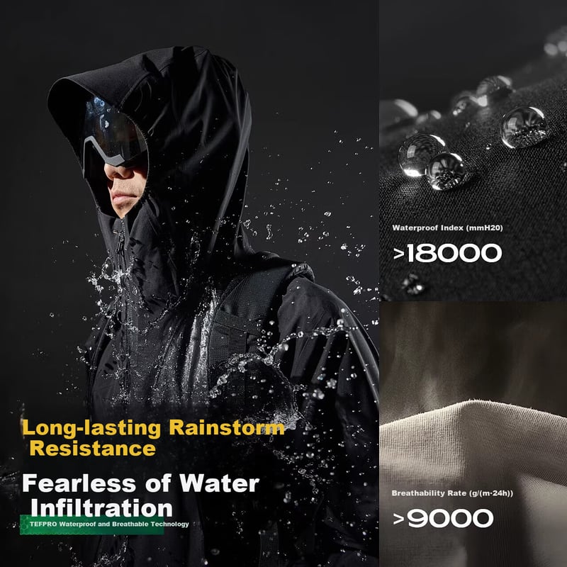 TOREAD Outdoor Hiking Windproof Waterproof Jacket