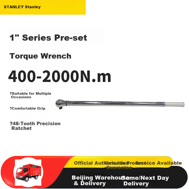 STANLEY 1-Inch Preset Torque Wrench 400-2000N.m