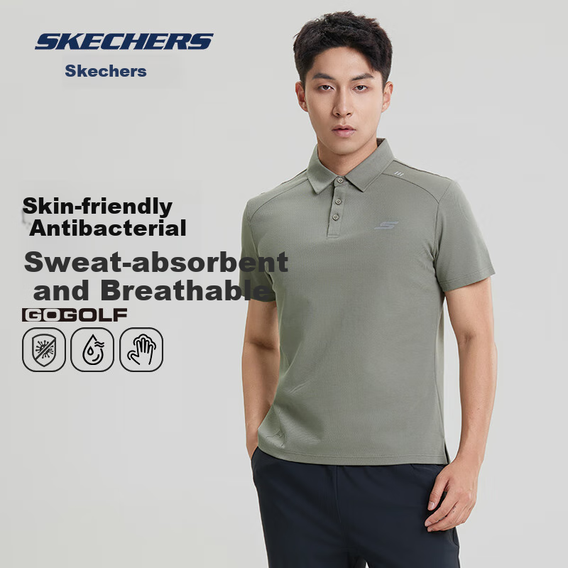 Skechers Men's Polo Shirt 2025 Autumn New Style