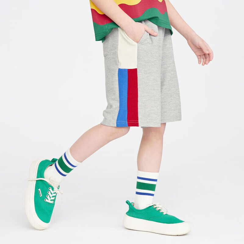MQD Boys' Color-Block Sports Shorts