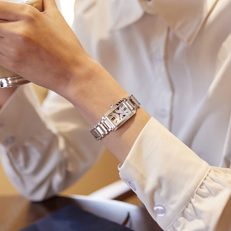 CITIZEN L Series Eco-Drive Mother-Of-Pearl Square Watch