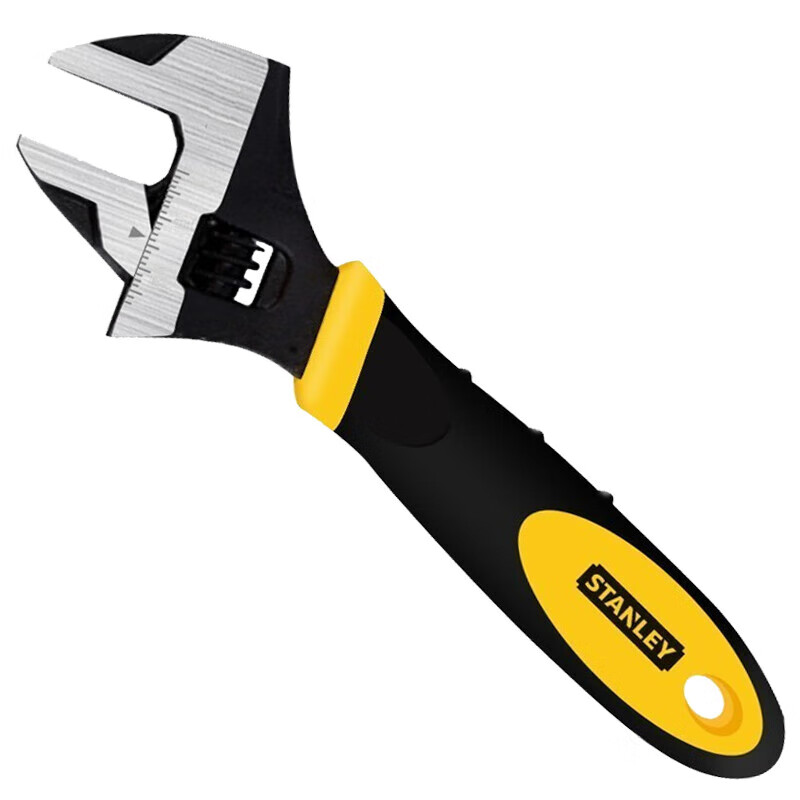 STANLEY 6" Double-Color Handle Adjustable Wrench