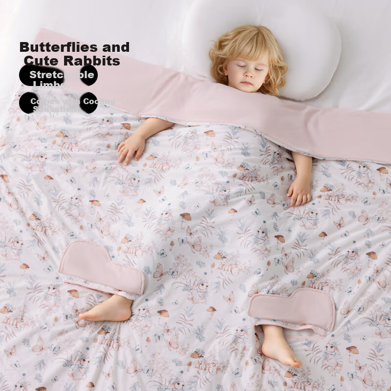 OUYUN Children's Anti-Kick Sleeping Bag