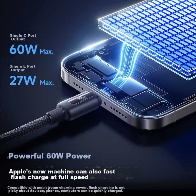 BASEUS Type-C 3-in-1 Fast Charging Cable 60W