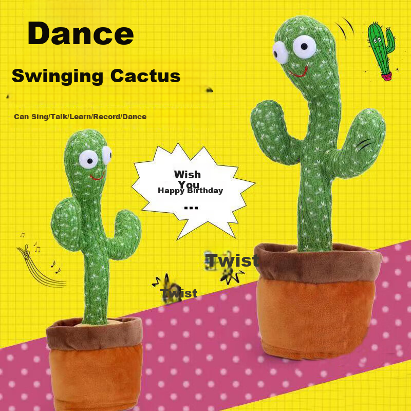 Babamama Dancing Talking Cactus Toy