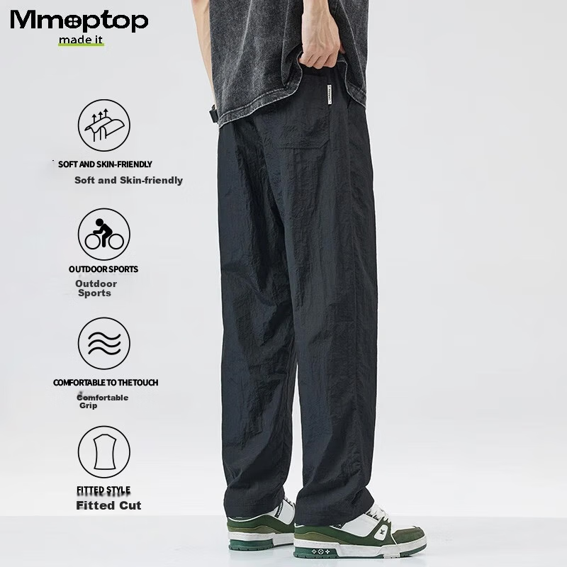 MMOPTOP American-Style Straight-Leg Casual Pants