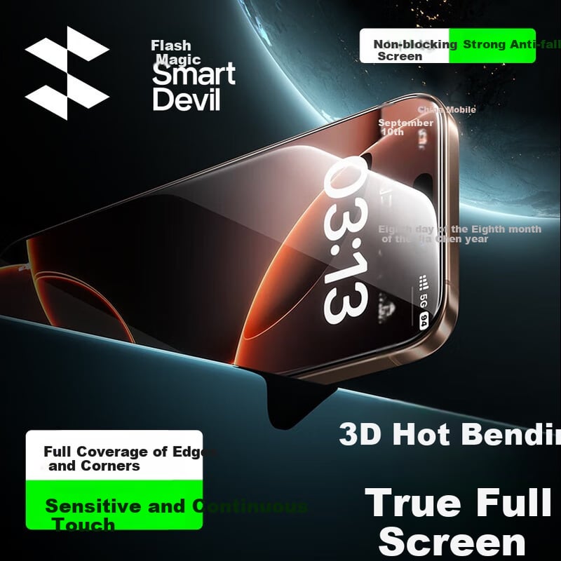 SmartDevil 3D Hot Bending Film for iPhone 16Pro