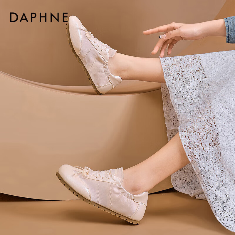 DAPHNE Pink Butterfly Bow Ballet Flats for Women