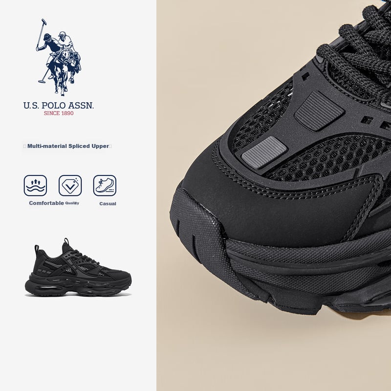 U.S. POLO ASSN. Dad Shoes, Breathable Mesh, Thick-Sole
