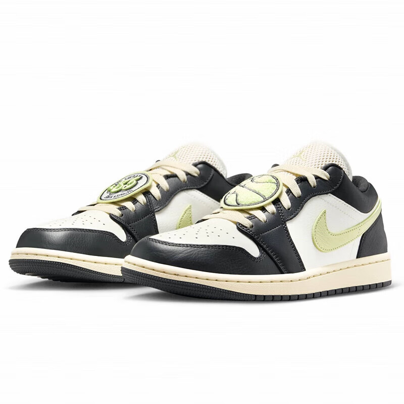 Jordan AJ1 Fluorescent Green Sneakers