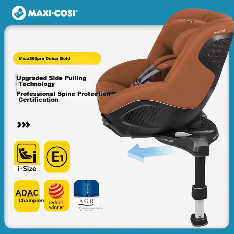 Maxicosi Mica360Pro Amber Gold Safety Seat for Ages 0-4