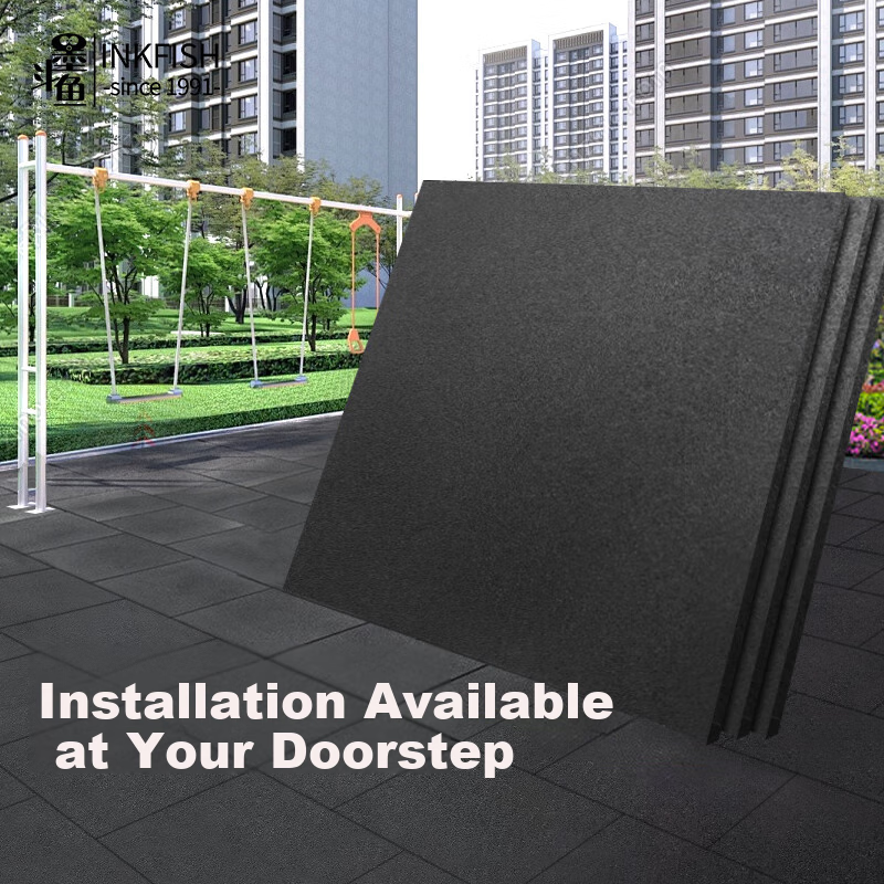 Modouyu Sports Rubber Mat - Shock-Absorbing & Soundproof