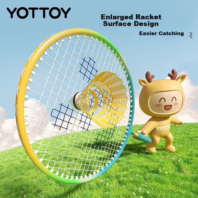 Yottoy Kids Badminton Set - Parent & Child 6YR Beginner