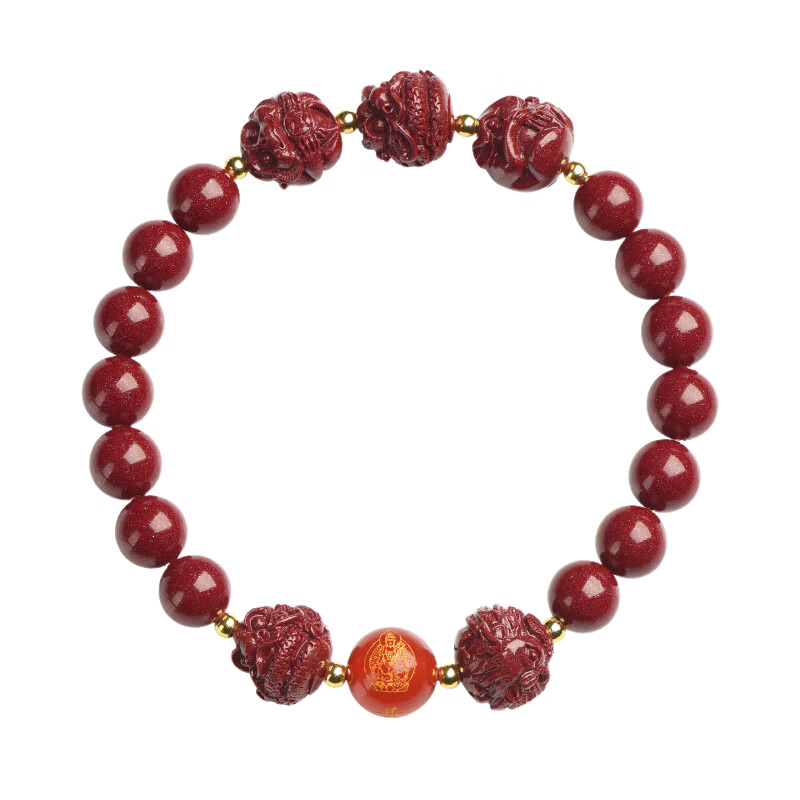 MANHE Cinnabar Snake-A Model Amulet Bracelet