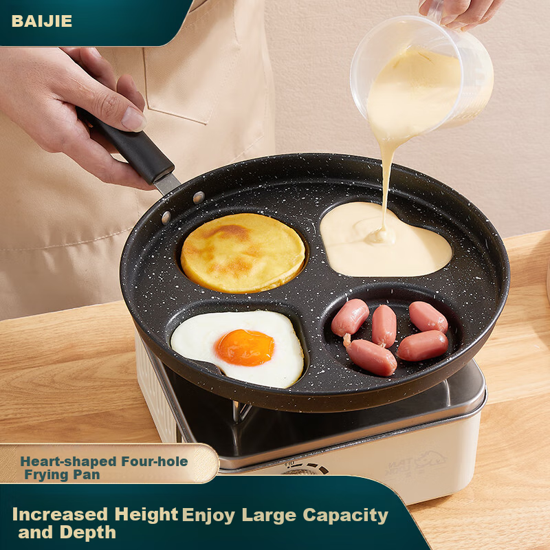 Baijie Cast Iron Sausage Grilling Pan