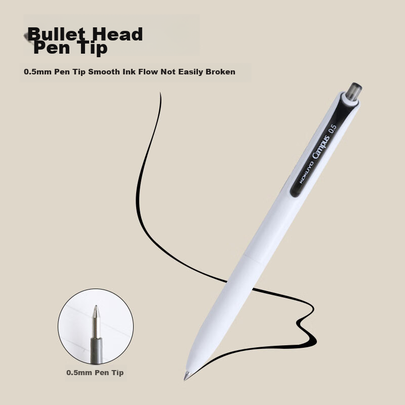 Kokuyo Panda Store Collaboration Retractable Gel Pen