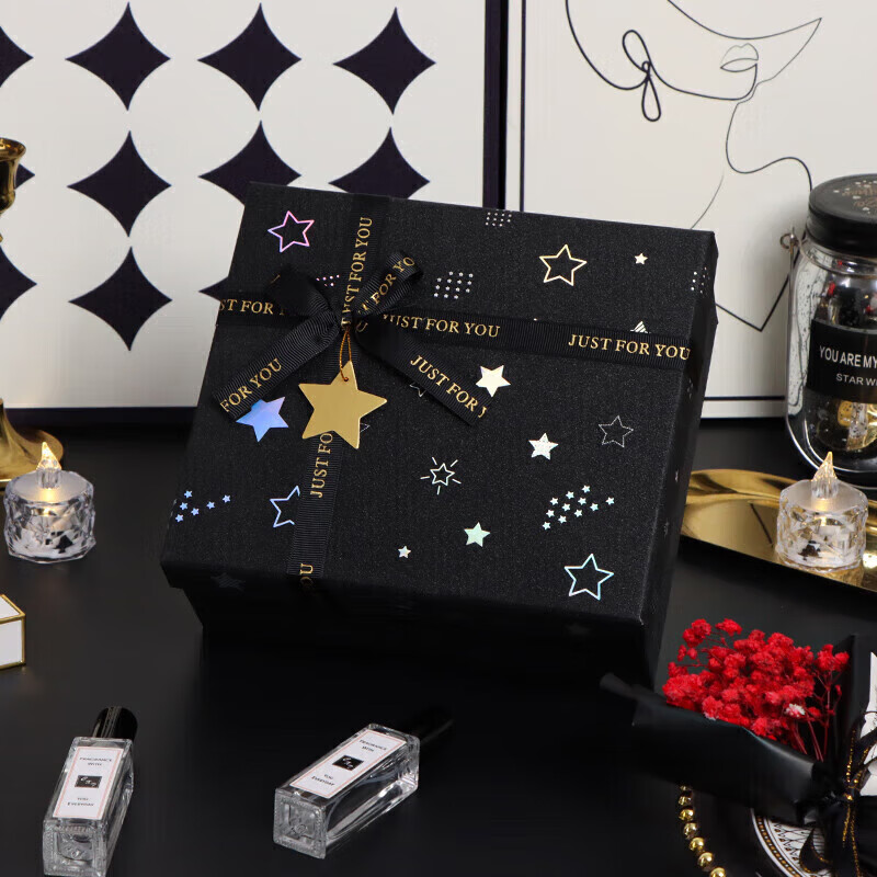 TaTanice Gift Box - Small Starry Black Box