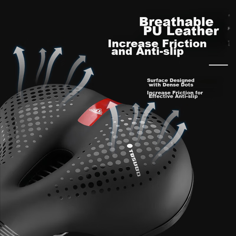 Tasiduizhang Comfort Bike Seat with Shock-Absorbing Design