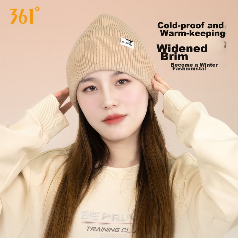 361° Women's Winter Warm Knitted Balaclava - Red